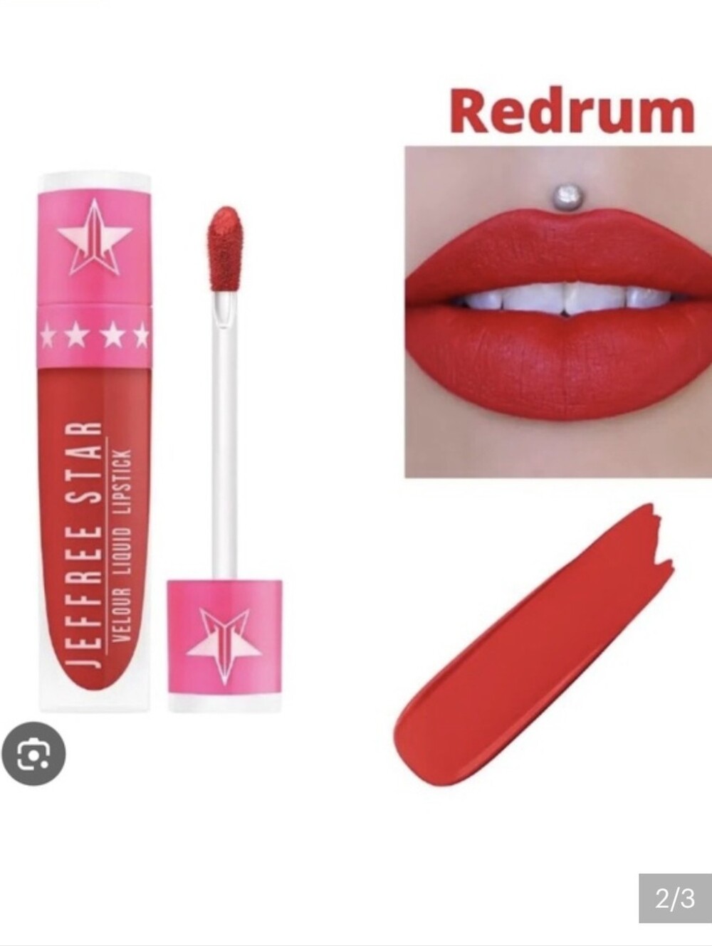 Jeffree Star | Matte Red Lipstick - Intense Creamy Liquid Lip Color